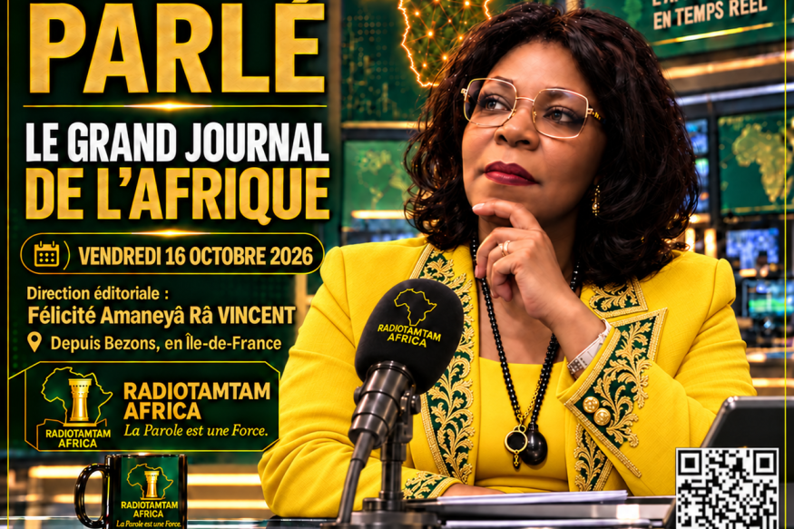 JOURNAL PARLÉ — LE GRAND JOURNAL DE L’AFRIQUE Vendredi 16 octobre 2026
