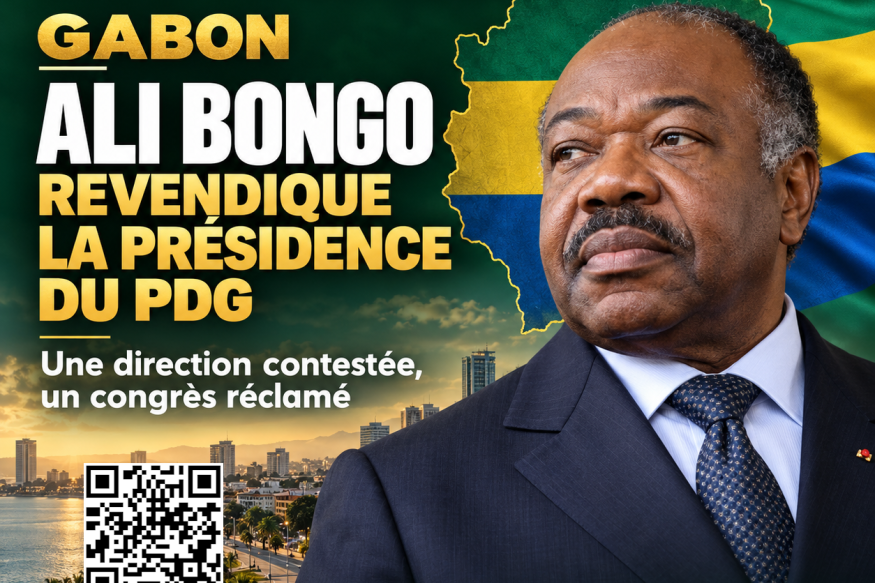 Gabon : Ali Bongo revendique la présidence du PDG et conteste Blaise Louembé