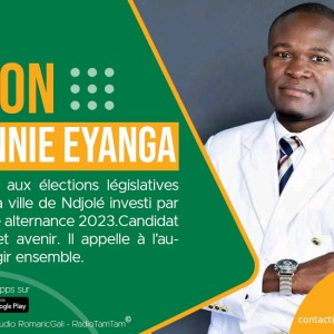 Gabon : Jovanie EYENGA Candidat de l'audace aux élections législatives 2023 pour la ville de Ndjolé