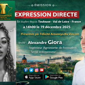 Replay – EXPRESSION DIRECTE | Alexandre Giora, entrepreneur engagé au service du vivant