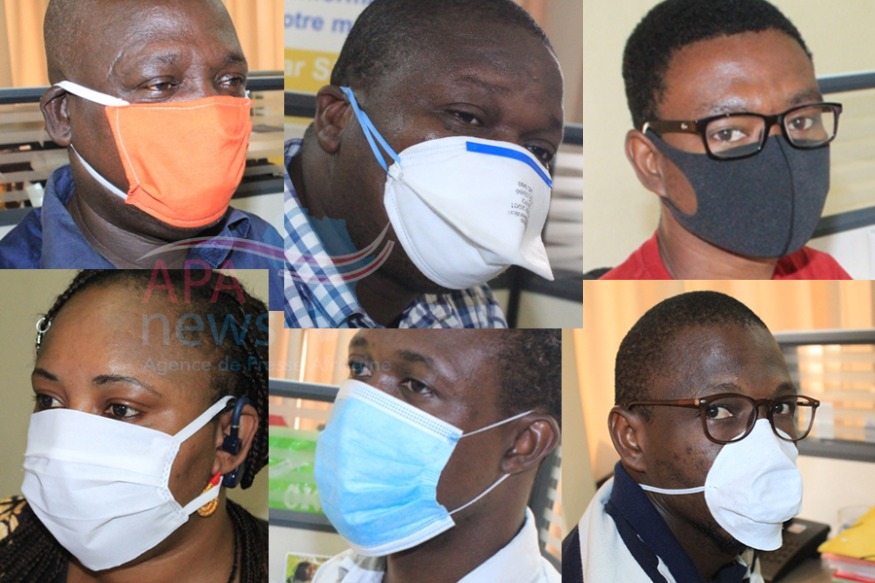 AFRIQUE : Covid-19 - à Abidjan, le business du masque, rendu obligatoire, connaît un boom