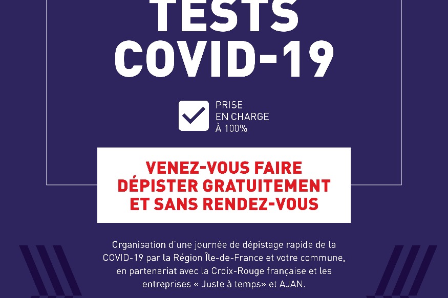 Campagne de test COVID - Mairie de Croissy-sur-Seine