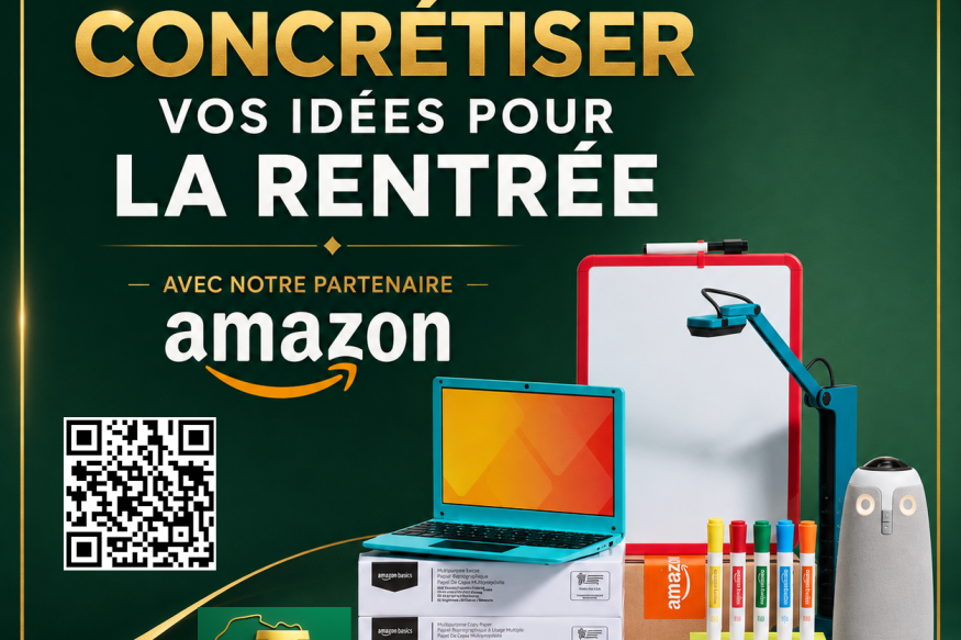 Préparez votre rentrée avec notre partenaire Amazon !