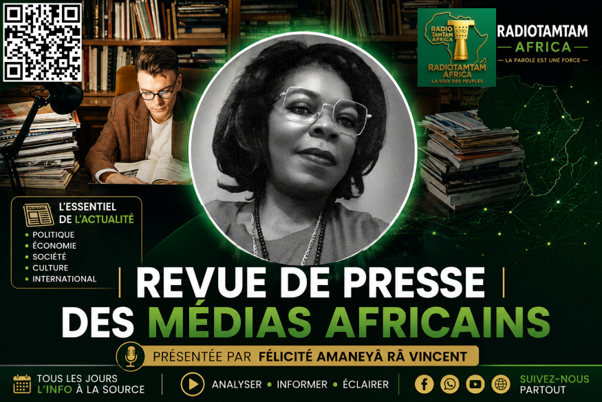 REVUE DE PRESSE DES MÉDIAS AFRICAINS — MARDI 18 AOÛT 2026 A 19H00 EN DIRECT LIVE
