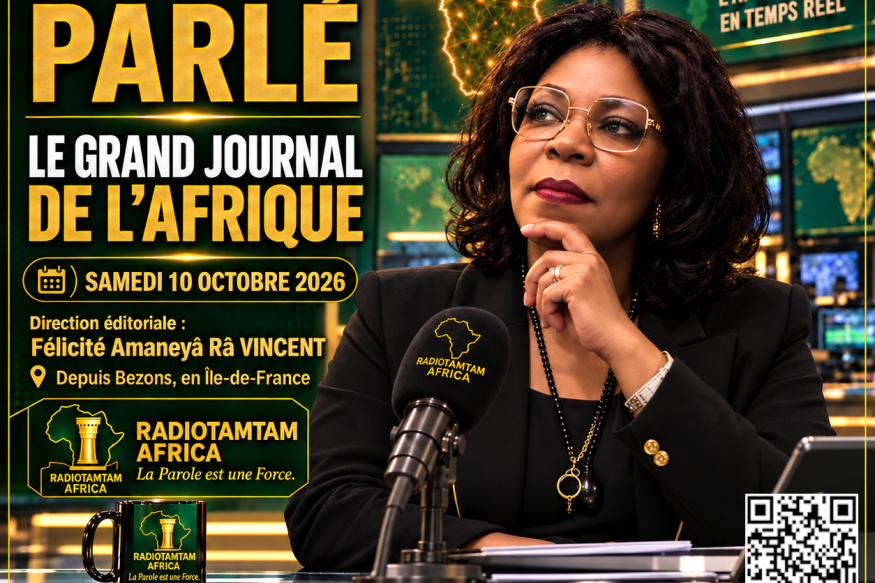 JOURNAL PARLÉ — LE GRAND JOURNAL DE L’AFRIQUE Samedi 10 octobre 2026