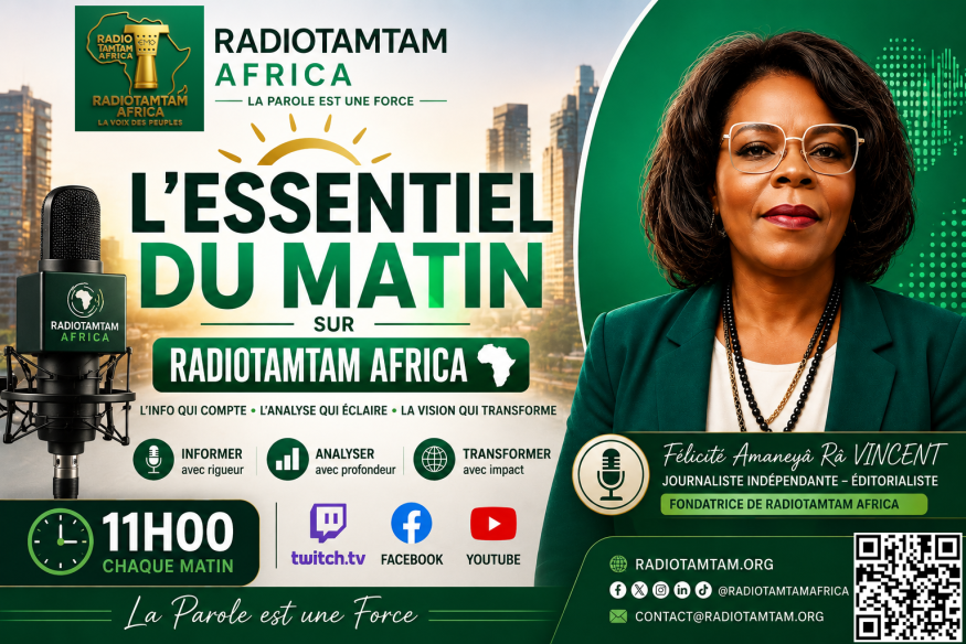 L'ESSENTIEL DU MATIN   RADIOTAMTAM AFRICA